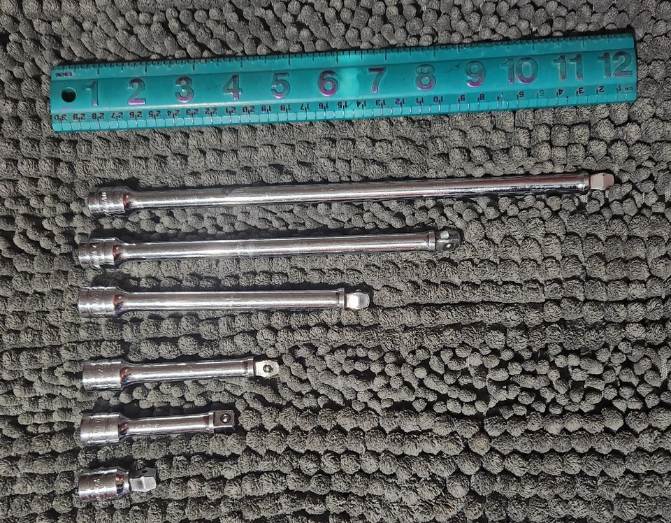 Snap-On 工具 - 6 件 3/8 英寸驱动器插座扩展,FX3 FXW1 FXW11A FXW4 FXW6 FXW8 — 第 3/4 张图片