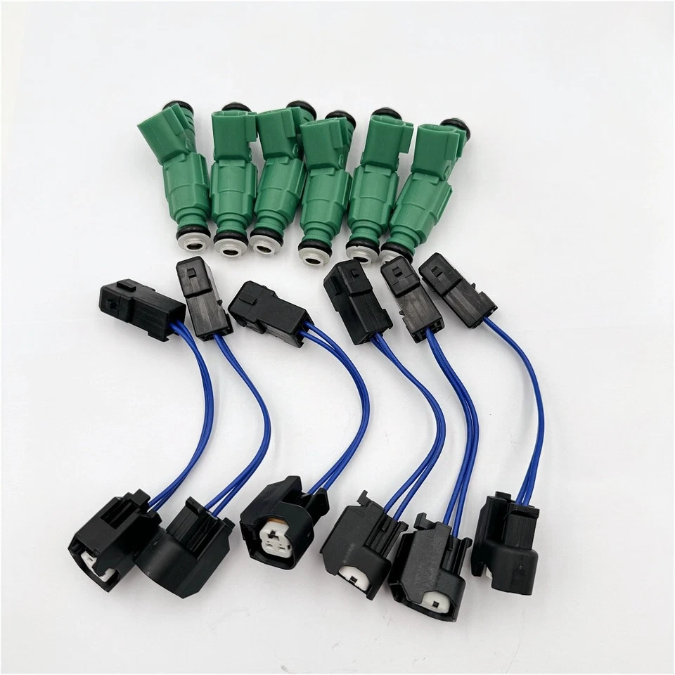 Inyectores de combustible 6X 0280155789 aptos para BOSCH 97-00 Plymouth Chrysler Dodge 3,3 L V6 Foto 4 de 4