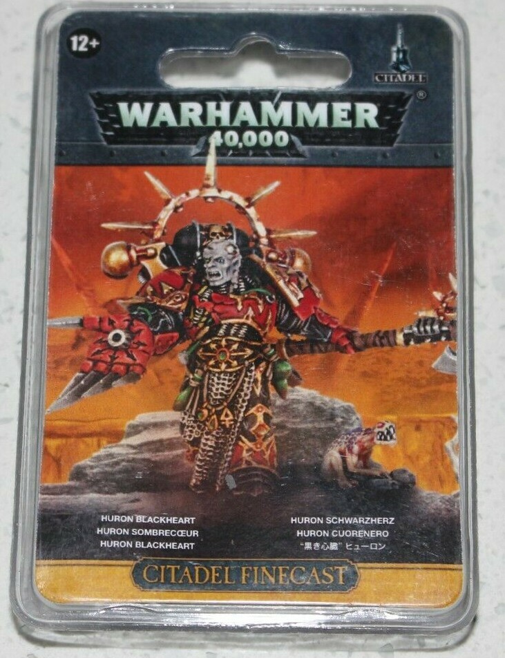Games Workshop Warhammer 40k Huron Blackheart Chaos Lord Red