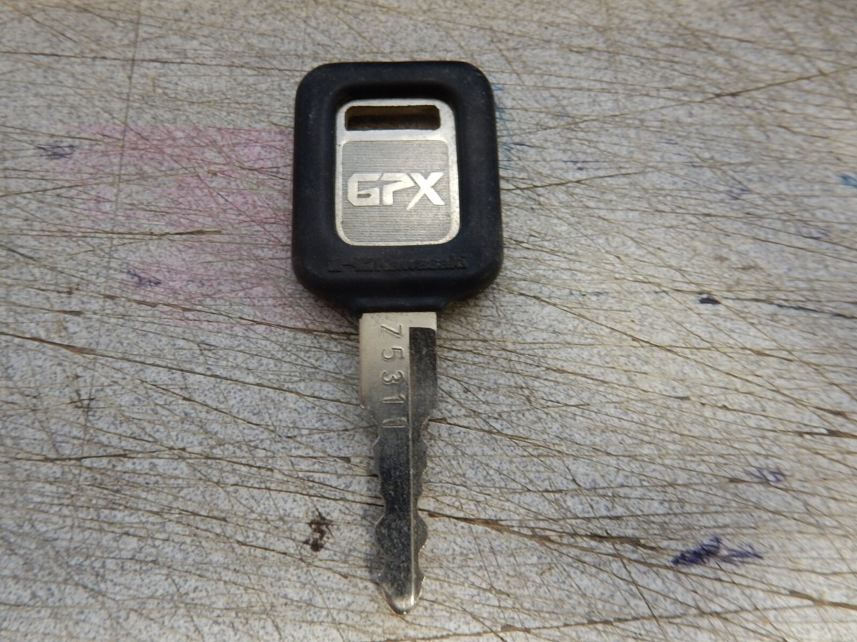 Vintage Kawasaki OEM Factory Pre Cut GPX Motorcycle Key # Z5311 | eBay