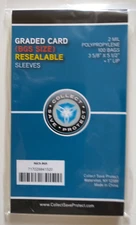 (100) CSP BGS (Beckett) Graded Card Sleeves NIP 2 Mil Resealable 3 5/8x5 1/2