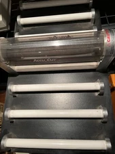 Accucut Mark Roller Cutting Machine. Accu-Cut Shape and Letter Cutting Machine