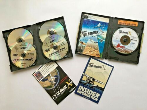 PC Game Flight Simulator X including FS Global 2008 Deutsch/German - Picture 1 of 4