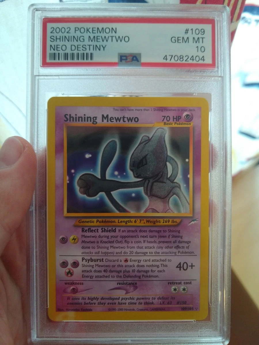 2000 Danone Pokemon Stadium Tip Shiny Gold #8 Mewtwo - PSA GEM MT 10 - Pop  3 on Goldin Auctions