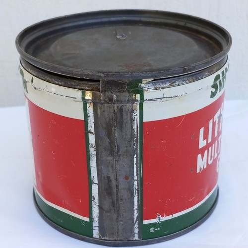 40s 50s SINCLAIR Litholine Grease Can Auto Gas Oil - Picture 6 of 10