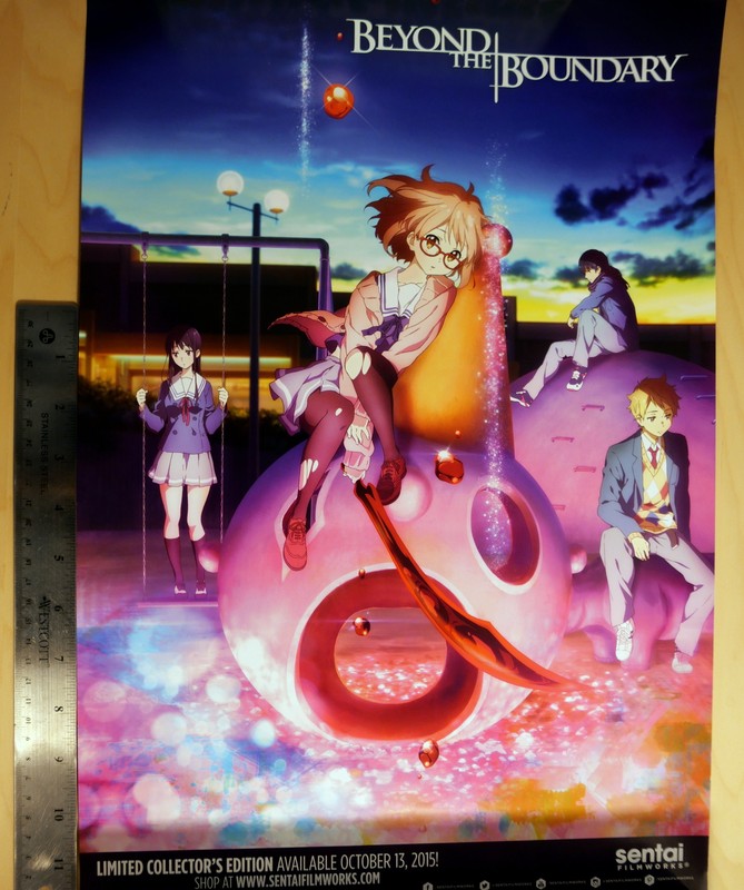 NEW OFFICIAL Beyond the Boundary Kyoto Animation KyoAni Mirai Anime Promo Poster