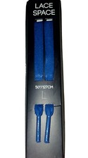 LaceSpace Navy Shoelaces