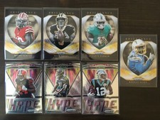 2020 Prizm Football Card Insert Lot. Brilliance & Hype. Brees, Chub, Metcalf