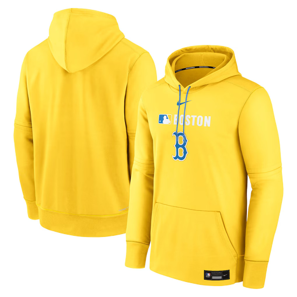 Boston Red Sox Nike 2025 Authentic Collection City Connect Pullover Hoodie NEW