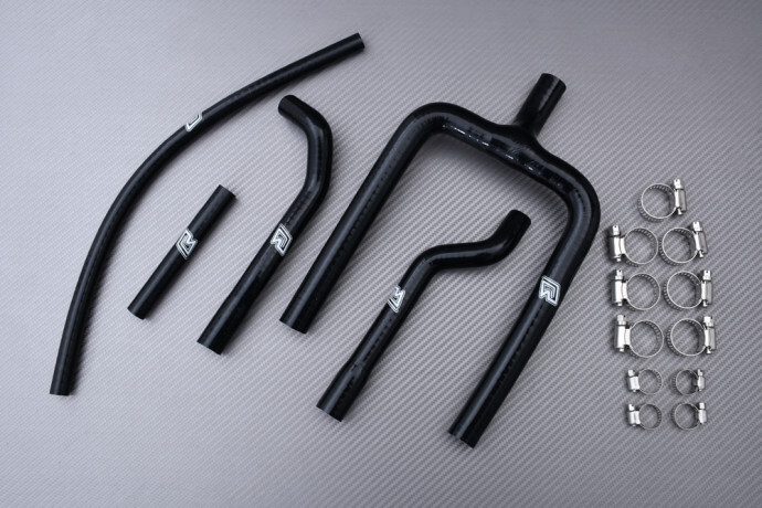 Manchons radiateur eau noir premium pour GASGAS EC 250 RACING