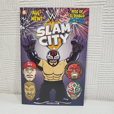 All New WWE Slam City Rise Of El Diablo Comic Book 2015 Papercutz