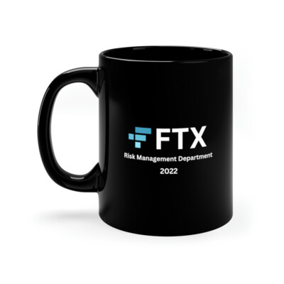 FTX Risk Management Department 11oz Black Mug