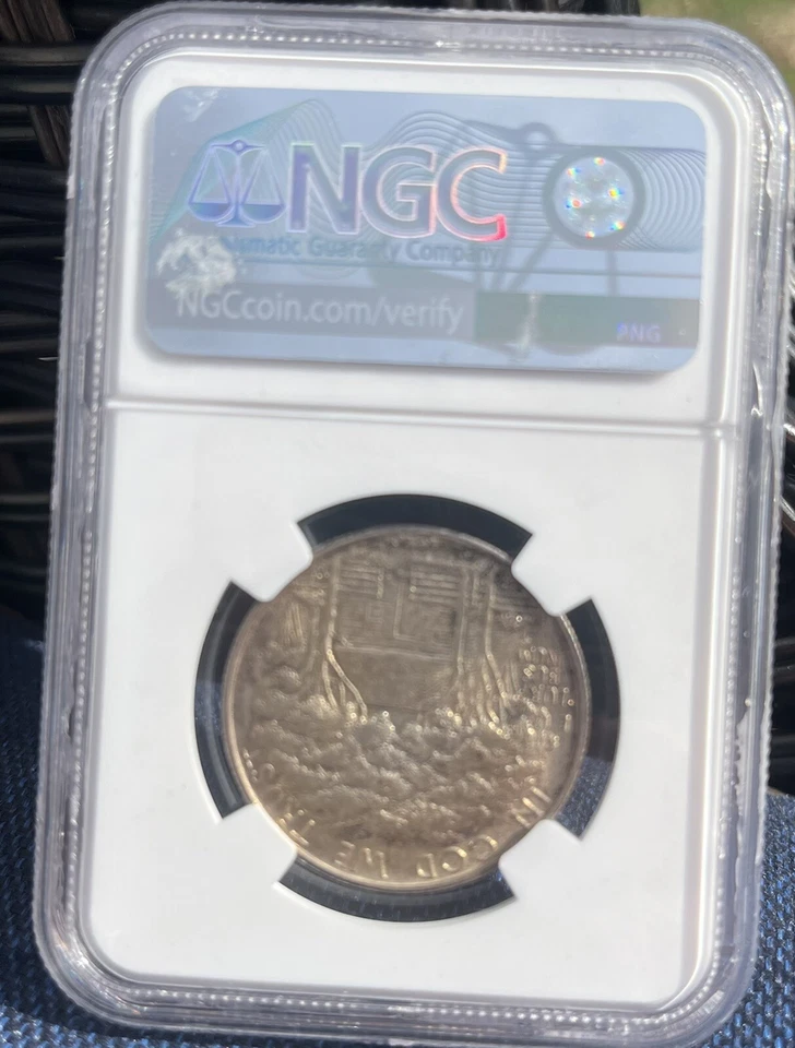1922 GRANT SILVER COMMEMORATIVE Half Dollar NGC MS 65+ Great Color.. Stunner - Image 2 of 4