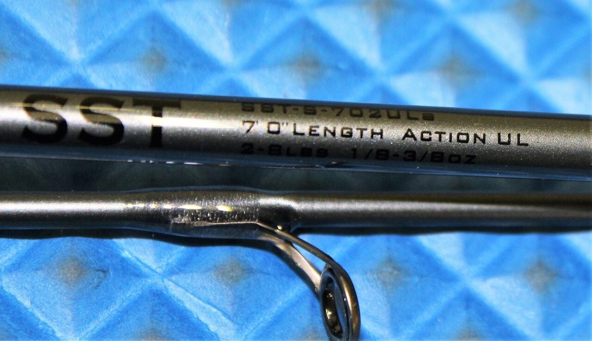 Okuma SST "a" Trout Spinning Rod 7' 0" 2 Piece Ultra Light SST-S-702ULa |  eBay