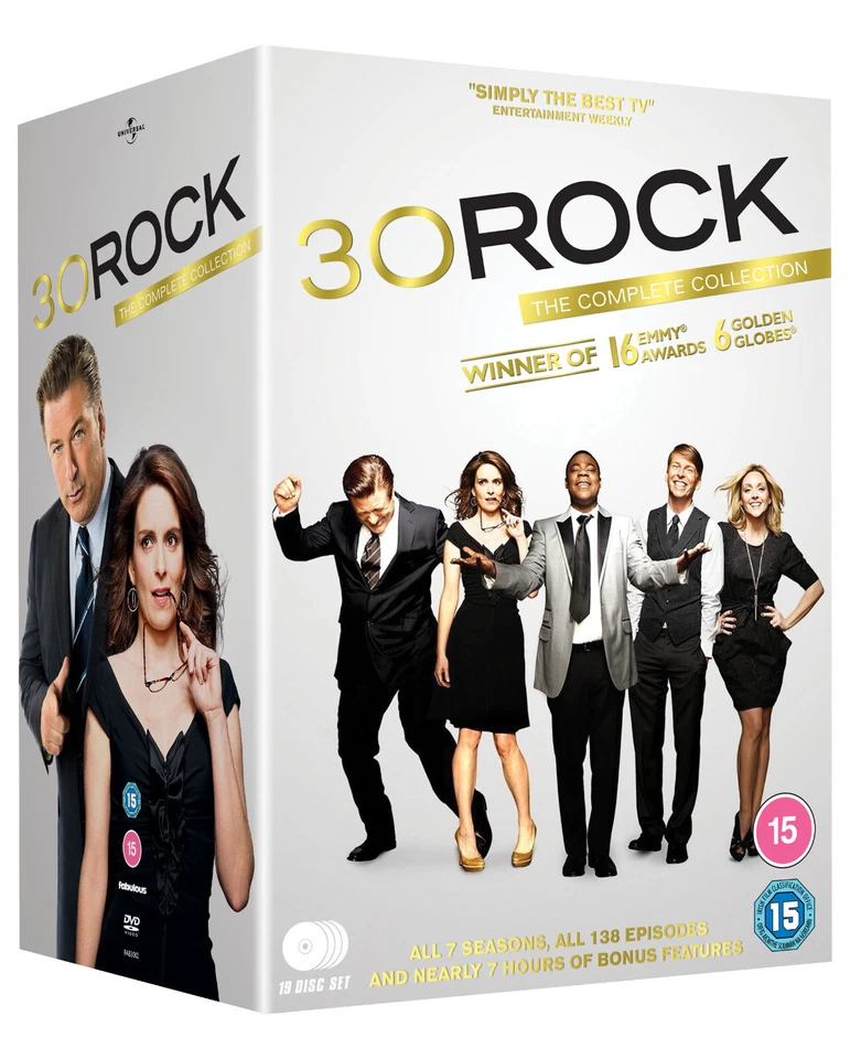 30 Rock The Complete Series DVD Brand New Sealed Official UK Release Tina Fey