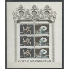 Monaco - Blocs et feuillets - 1993 - No BF61 - Art  - Europa