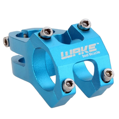 WAKE 31,8mm Aluminiumlegierung MTB Mountainbike Lenker Vorbau blau - Bild 4 von 10