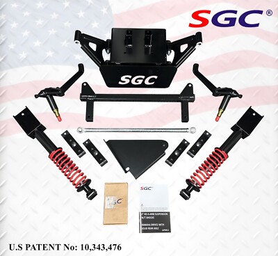 SGC 6'' Coil-Over A-Arm Lift Kit for YAMAHA DRIVE2 SOLID AXLE (Fleet) Golf Cart