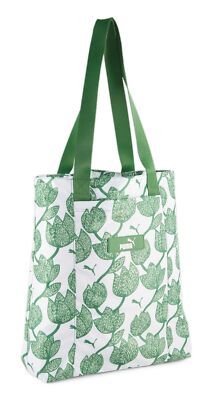 PUMA Core Pop Shopper Shopper Tasche Archive Green-Blossom AOP grün weiß Neu