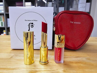 The history of Whoo Gongjinhyang Mi Glow Lip Balm Special Set Wine Red K-Beauty