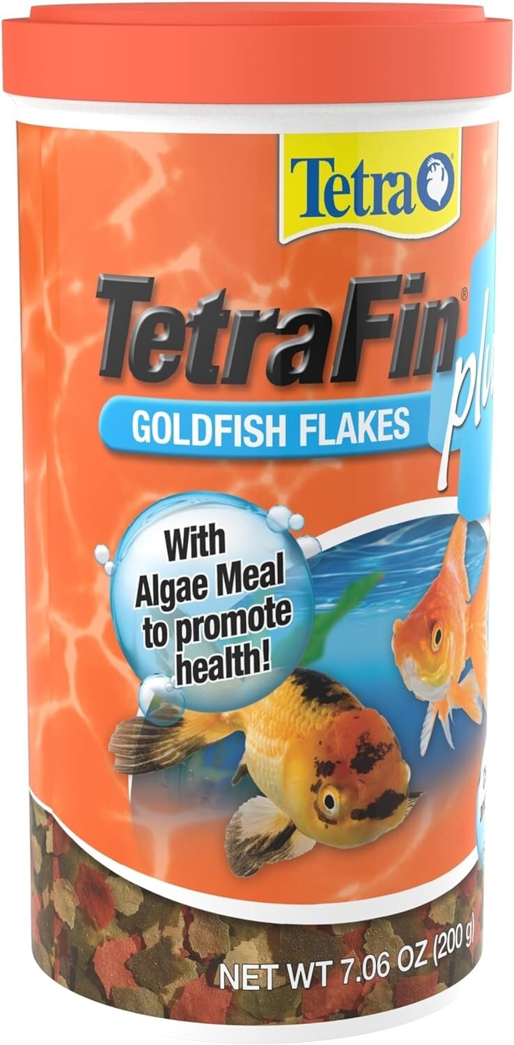 TetraFin Plus Goldfish Flakes Balanced Diet, 7.06 Ounces