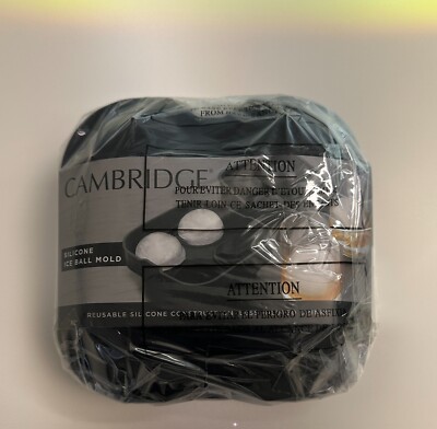 4-Sphere XL Black Silicone Ice Mold Flexible Ice Mold ( NEW )