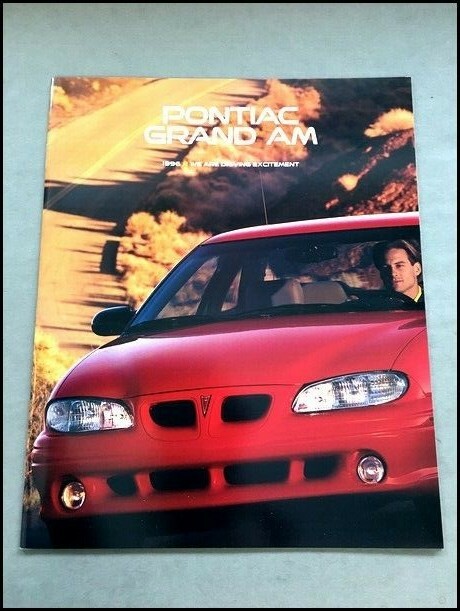 1996 Pontiac Grand Am Original Car Sales Brochure Catalog - GT SE