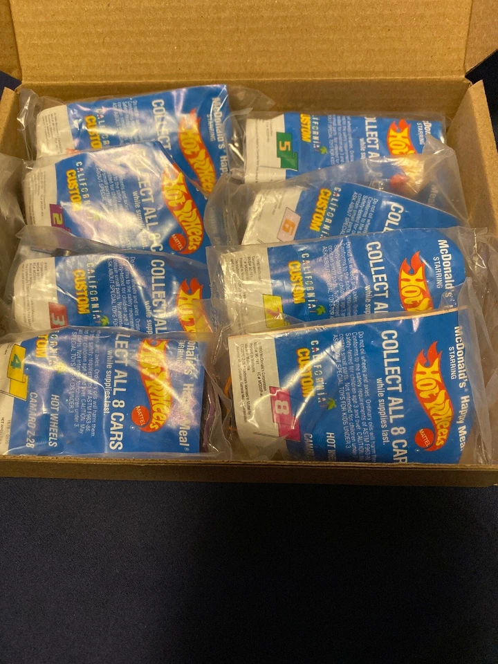 Hot Wheels McDonalds 1990 juego completo 1-8 Foto 2 de 2