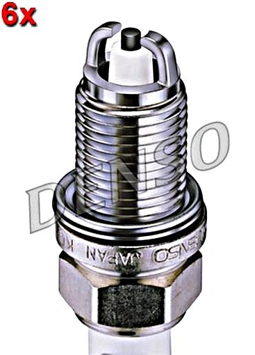 ヨーロピアン DENSO 6x Spark Plug For ALPINA AUDI BEDFORD BENTLEY VW 0.6