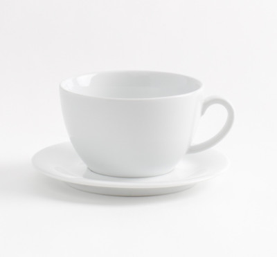 Kahla Pronto 6 x Cafe au Lait Tassen inkl. Unterteller 0,40 Ltr Milchkaffeetasse