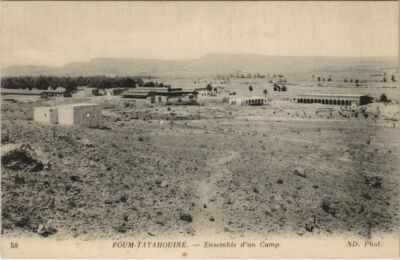 CPA TUNISIA FOUM-TATAHOUINE - Ensemble d'un camp (119493)
