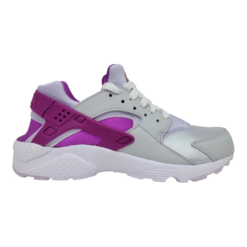 Nike Kid's Huarache Run Sneakers, Pure Platinum/Purple, Grade School - Image 2 of 4