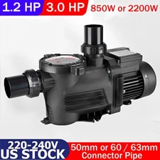 3 HP High Speed Pool Pump for up to 50000 Gallon Inground Swimming Pool US STOCK