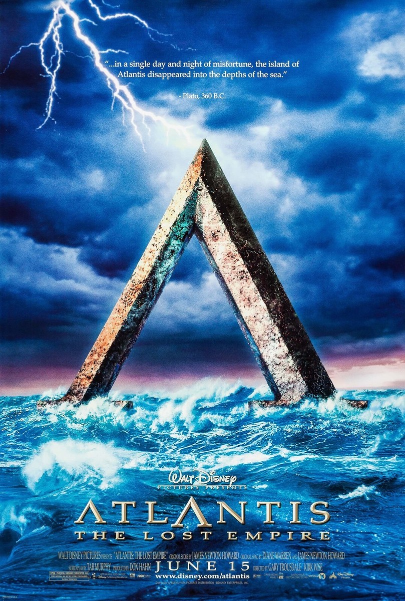 Walt Disney's Atlantis movie poster (a) - 11 x 17 inches - The