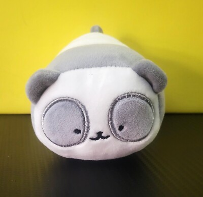 Anirollz Pandaroll Panda Gray Stuffed Animal 5'' Long Plush stuff animal toy