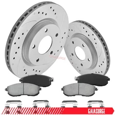 11''(280mm) Front Brake Disc Rotors and Pads Kit For 2013-2019 Nissan Sentra