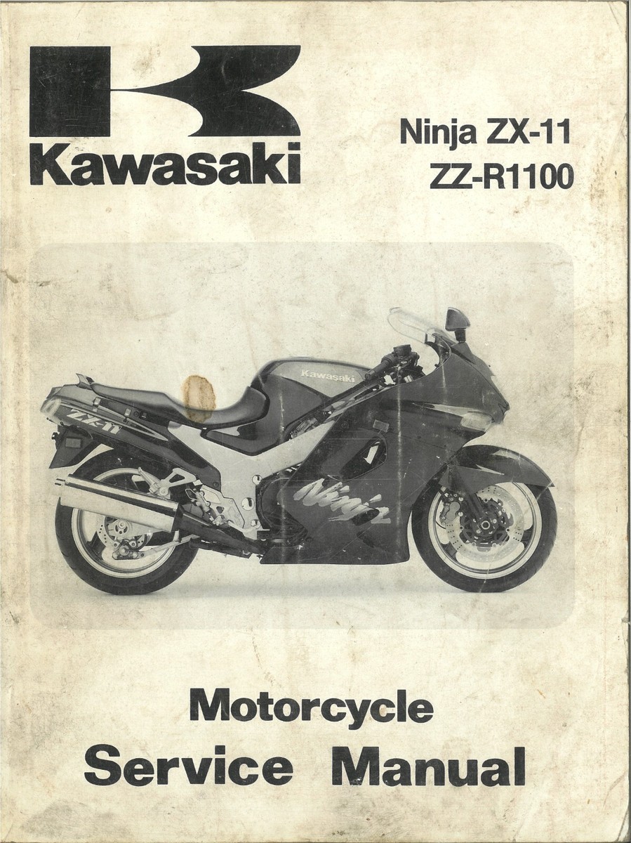 Kawasaki Motorcycle Ninja ZX-11 ZZ-1100 (ZX1100-D1 1993) Service