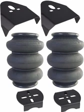 airmaxxx 2600 Triple Bellow Bags w/Rear Axle Mounting Brackets For Air Ride