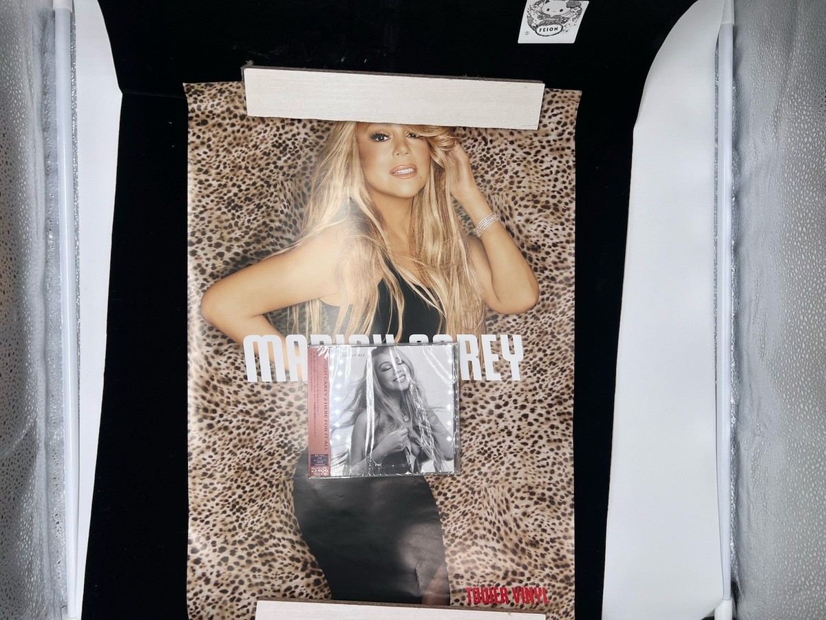 Mariah Carey Here For It All CD Japan Edition w/ B3 poster MCHFIA