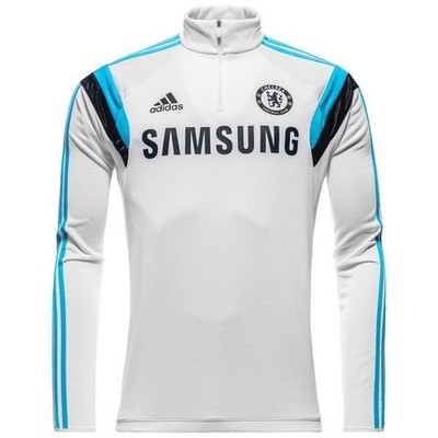 ADIDAS CHELSEA FC TRAINING SHIRT WHITE/INTENSE BLUE/DARK MARINE