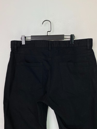 Next Black Straight Leg Mid‑Rise Jeans Short Hem UK 36 - Picture 6 of 10