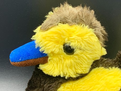German Steiff Duck Plush Toy Yellow Red Button Tag 5381/13 circa 1982 - 85 - Picture 2 of 9