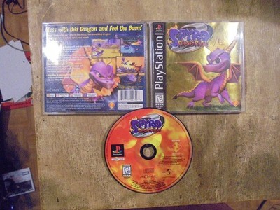 Spyro 2: Ripto's Rage PlayStation 1 PS1 Complete CIB Black Label Gold Foil