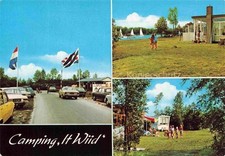 Eernewoude Friesland NL Camping-It-Wiid Lake Sailboats Bungalow Caravan Entrance
