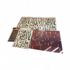 Rusty Pickle Alphabet Sticker Lot Vintage Typography Scrapbook Craft Letters Set