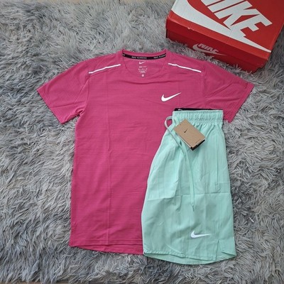 Nike Set Running Miler Gr. M Neu
