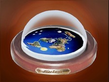 Flat Earth Map Dome Display Model - Sun Moon Stars