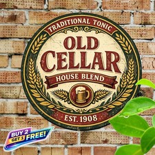 Weatherproof Garden Tin Sign Outdoor Interior Wall Decor