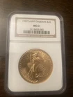 New Listing1907 Gold $20.00 ST. Gaudens NGC MS 61
