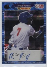 2021 Leaf Pro Set Metal 1989 Blue Crystals 25/25 Robert Puason #PA-RP1 Auto 17lu